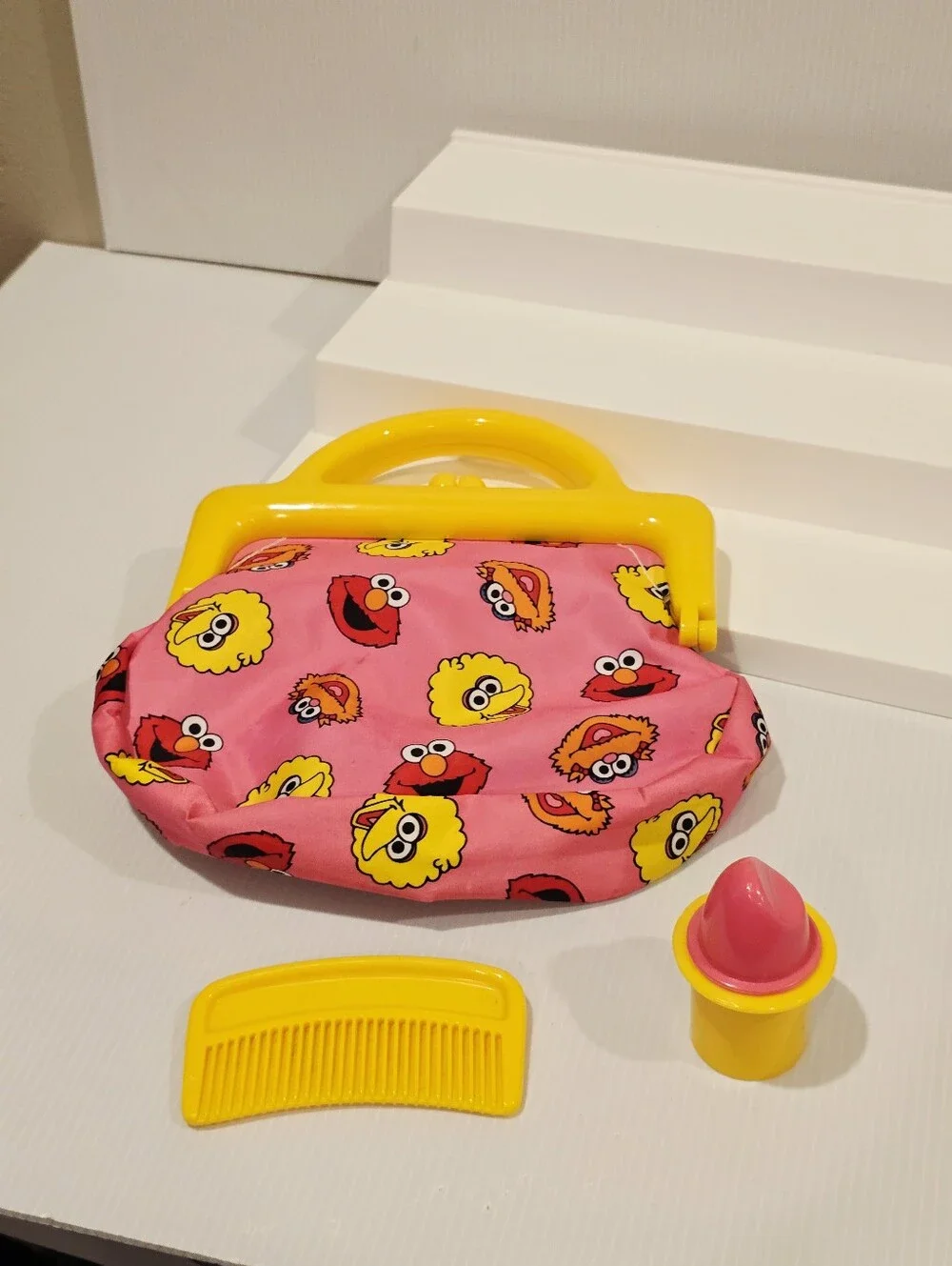 Vintage Sesame Street ILLCO Baby Purse Set 1991